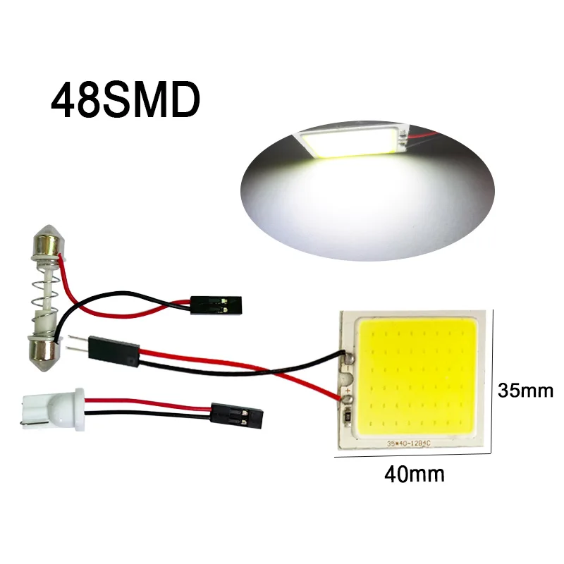 1 шт. автомобильная светодиодная лампа T10 W5w Cob 24SMD 36SMD 48SMD | Автомобили и мотоциклы