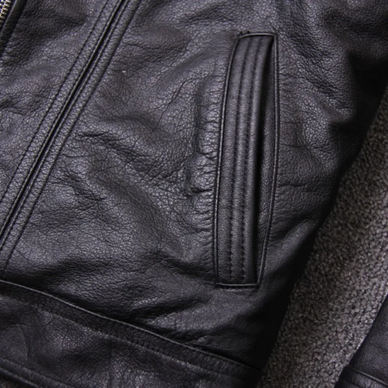 

Casual Men Hooded Cowhide Motorcycle Jacket Autumn Winter Real Leather Slim Fit Coats Male High Quality Genuine Cow Leather Coat