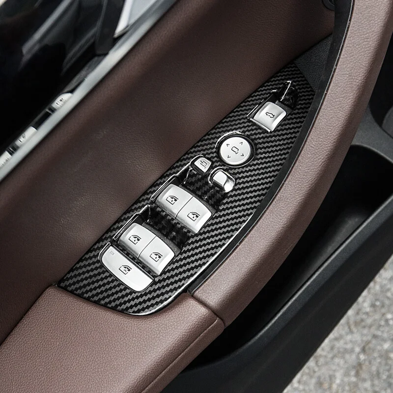 

Хромированный автомобильный Стайлинг из АБС-пластика для BMW X3 G01 X4 G02 2018 2019, аксессуары, крышка переключателя управления дверью и окном