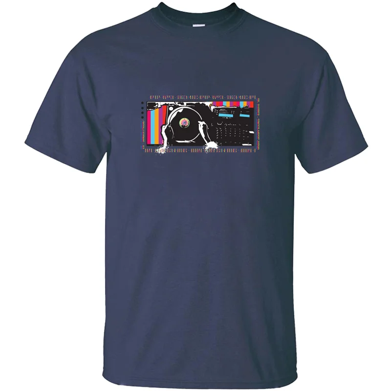 

Funny Turntable Hip Hop Men T-Shirt Fitness Mens Tee Shirt Oversize S-5xl Humorous Hiphop Tops