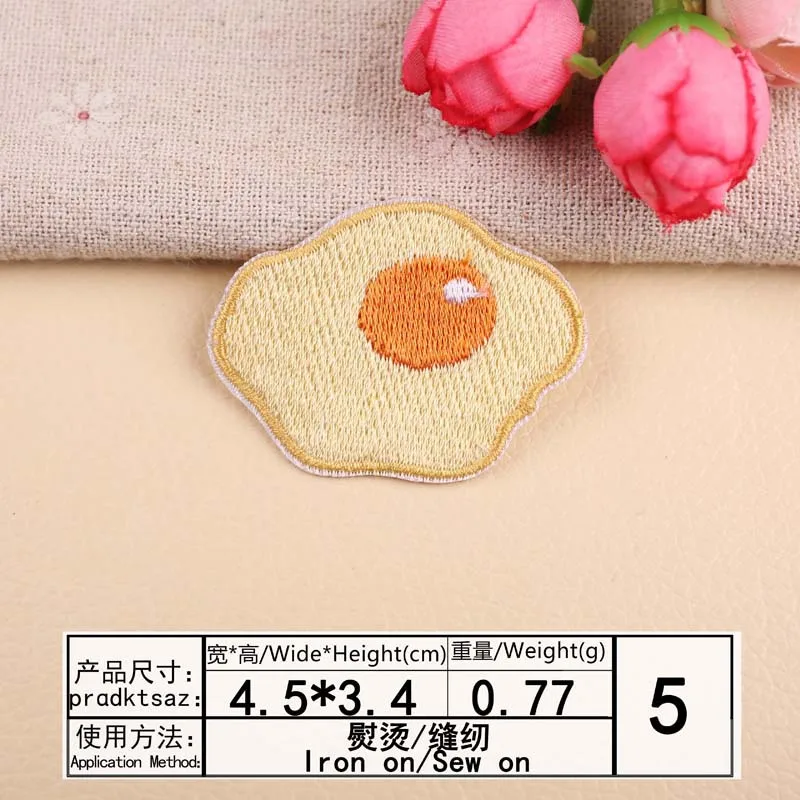 Новинка высокое качество вышитый Железный мультяшный Детский Сделай Сам еда сыр