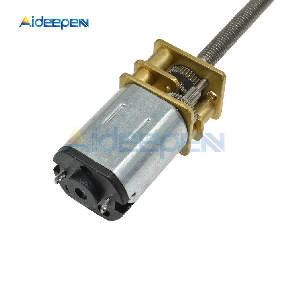 GA12-N20 M3*55 Screw Speed Reduction Gear Motor DC 3/6/12V 100RPM High Torque Electric Gearbox Reducer For DIY RC Car Robot Boat |
