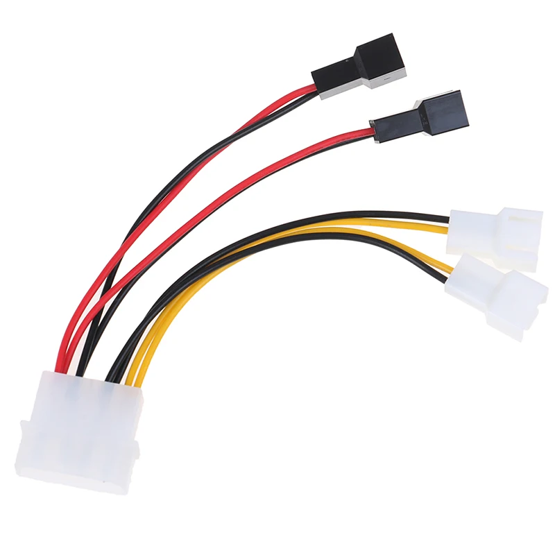 1 шт. размер: 4-контактный Molex-3-Pin вентилятора Мощность кабель в комплект поставки