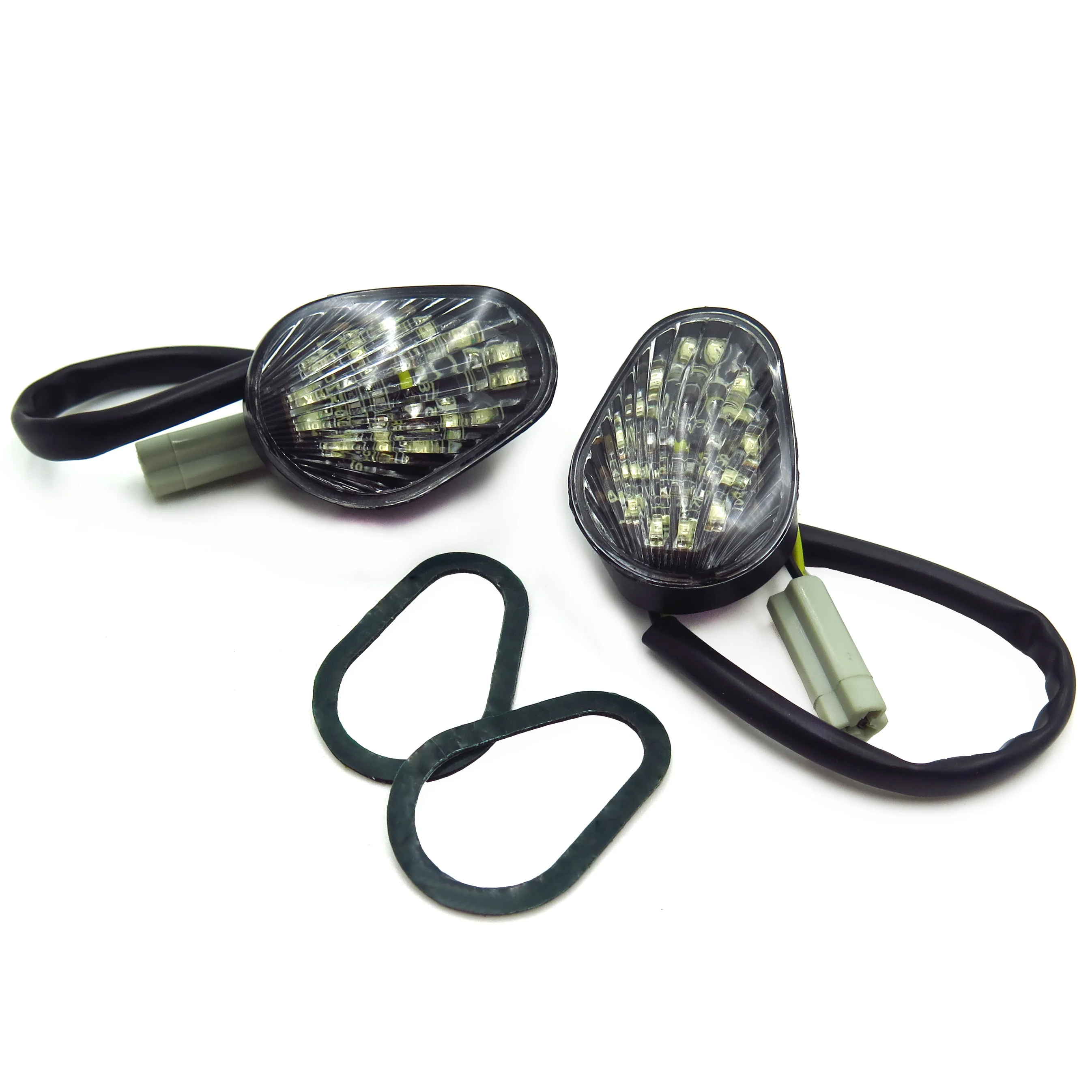 

Aftermarket Free Shipping Motorcycle Parts Euro LED Flush Mount Turn Signal For Yamaha YZFR6 2003 2004 2005 R6S 2006 2007 CLEAR