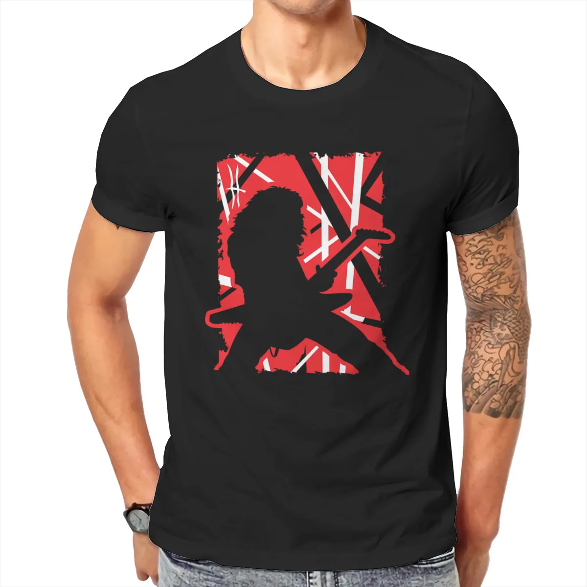 

Guitar God music ,Bass, Rock 2021 color graphic High Quality male Men Clothing 137112