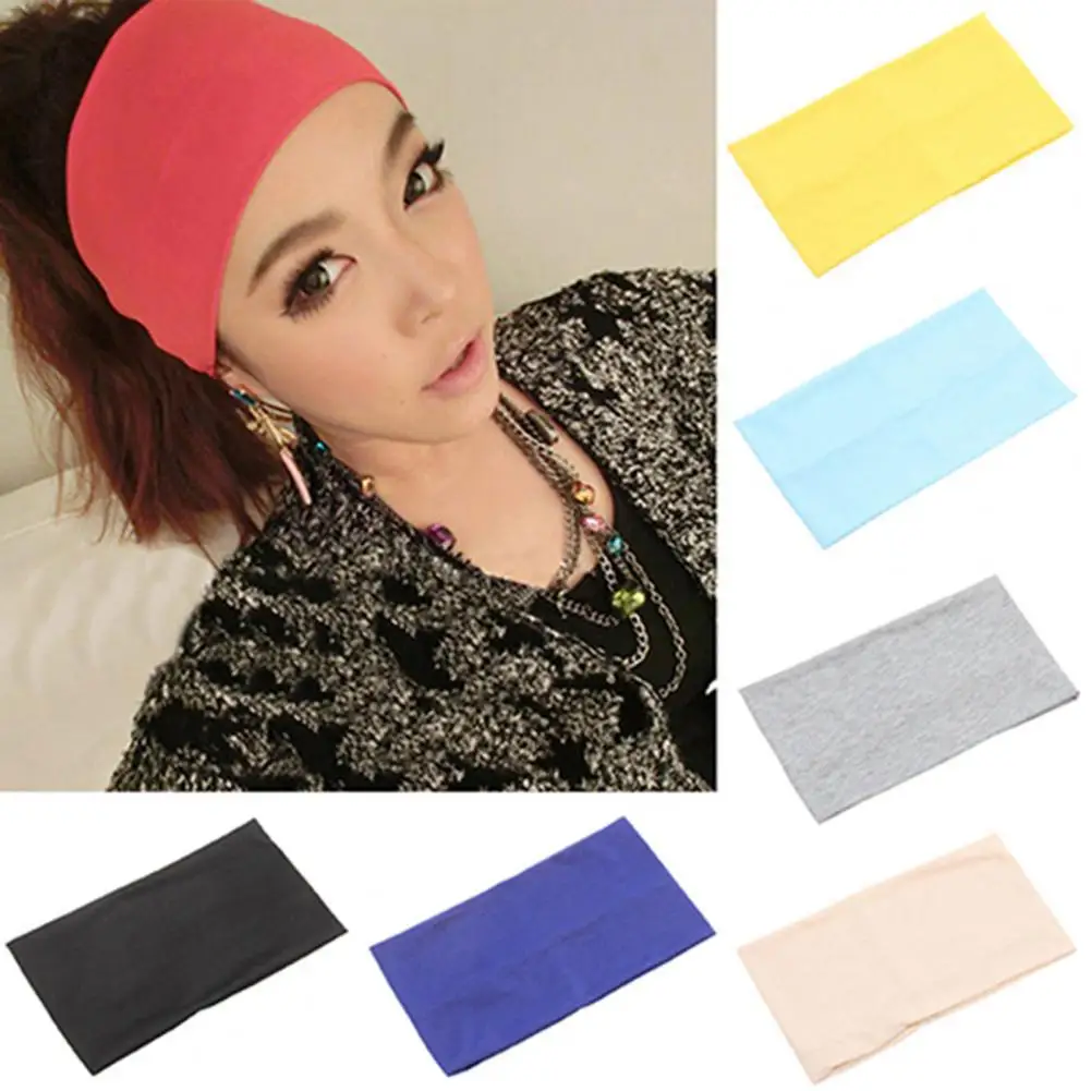 

Hairband Wide Elastic Cloth Cloth Turban for Daily Life