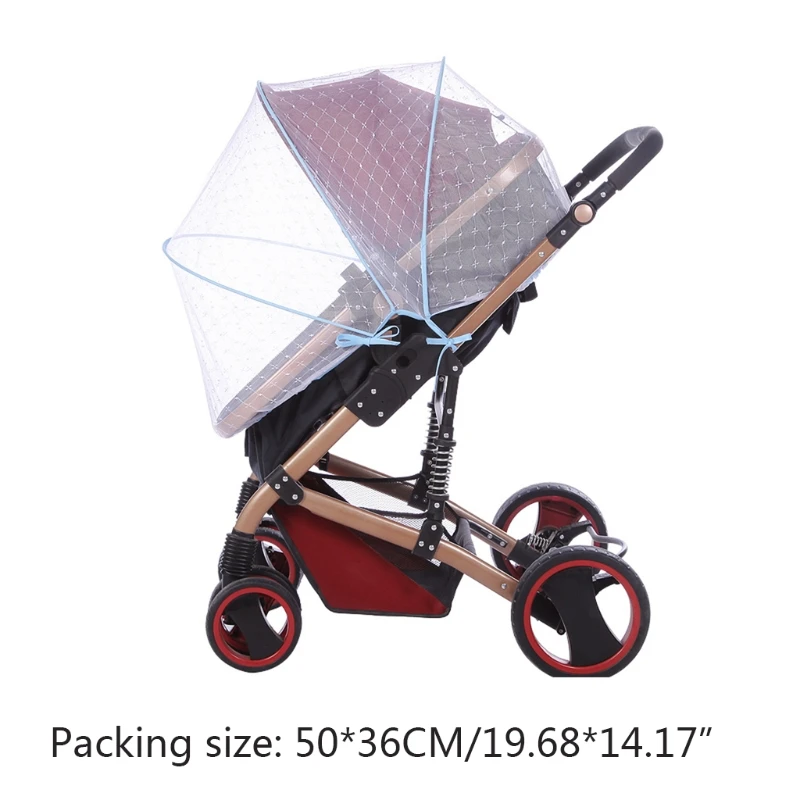 

Net for stroller Anti Fly Insect Netting Mesh Folding Buggy Cover Full Protection for Cradles Pushchair Pram