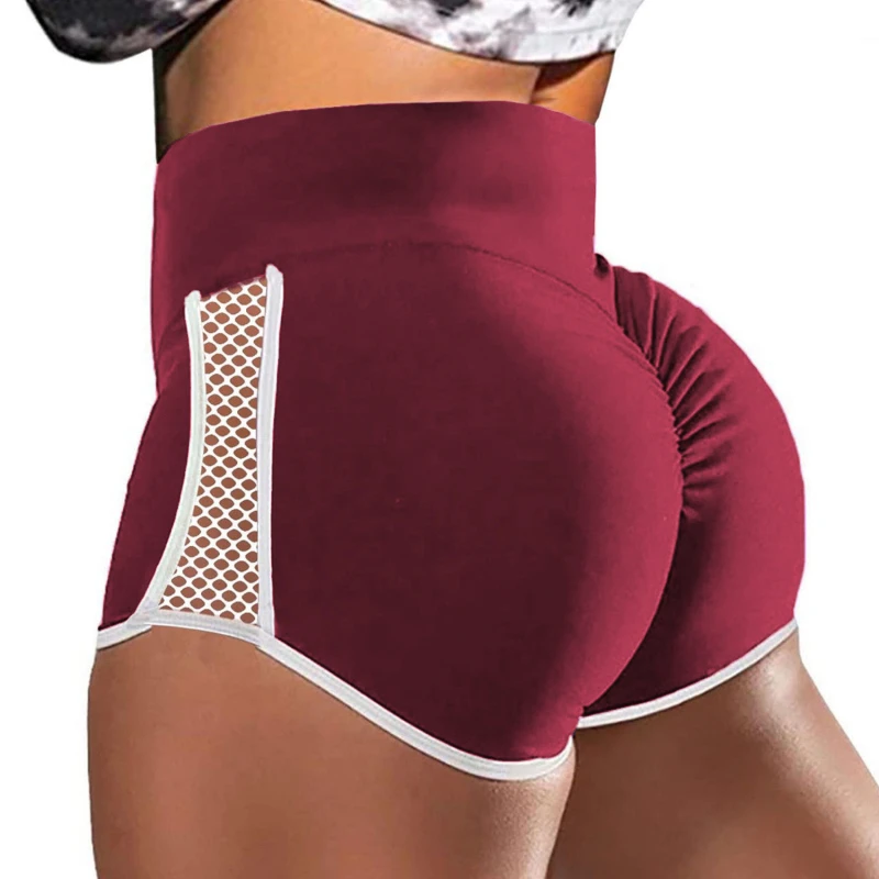 

Womens Sports Shorts High Waist Shorts Women Exercise Sexy Hips Push Up Sportswear Quick-drying Running Casual Shorts
