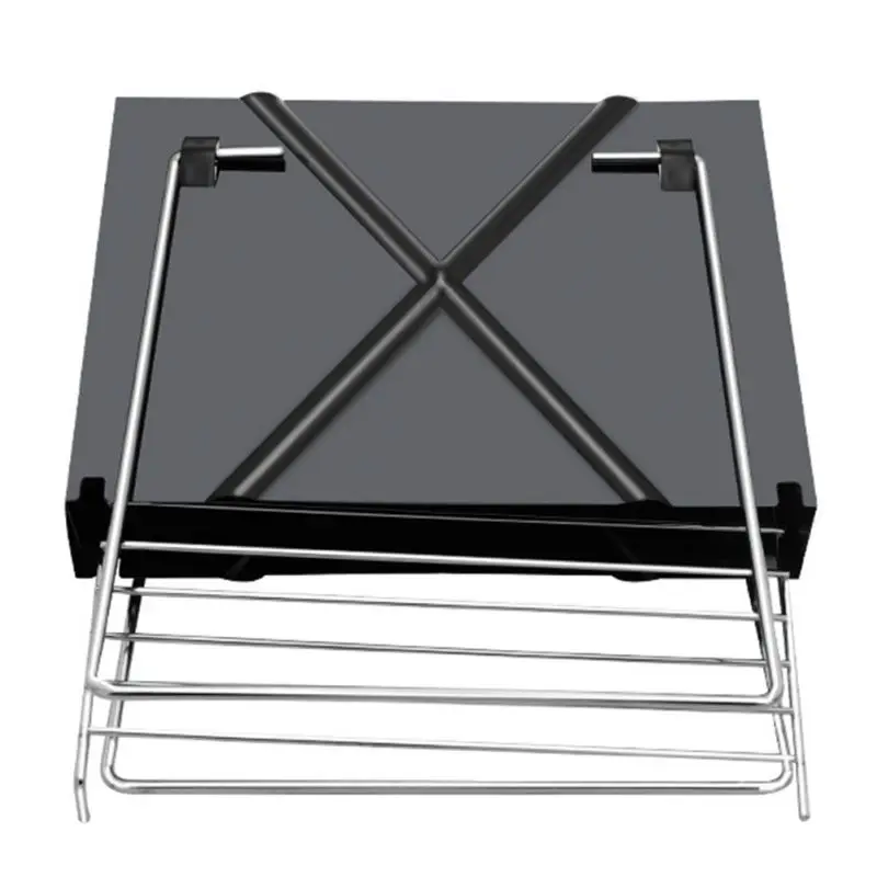 

Outdoor Barbecue Grill Portable Folding Charcoal Grill Stove Stainless Steel Material Sturdy Heat Resistant Outdoor Cooking Tool