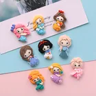 10 шт. кабошон каваи принцесса с различными характеристиками Скрапбукинг скрапбукинга ремесла украшения DIY волос Лук Acces