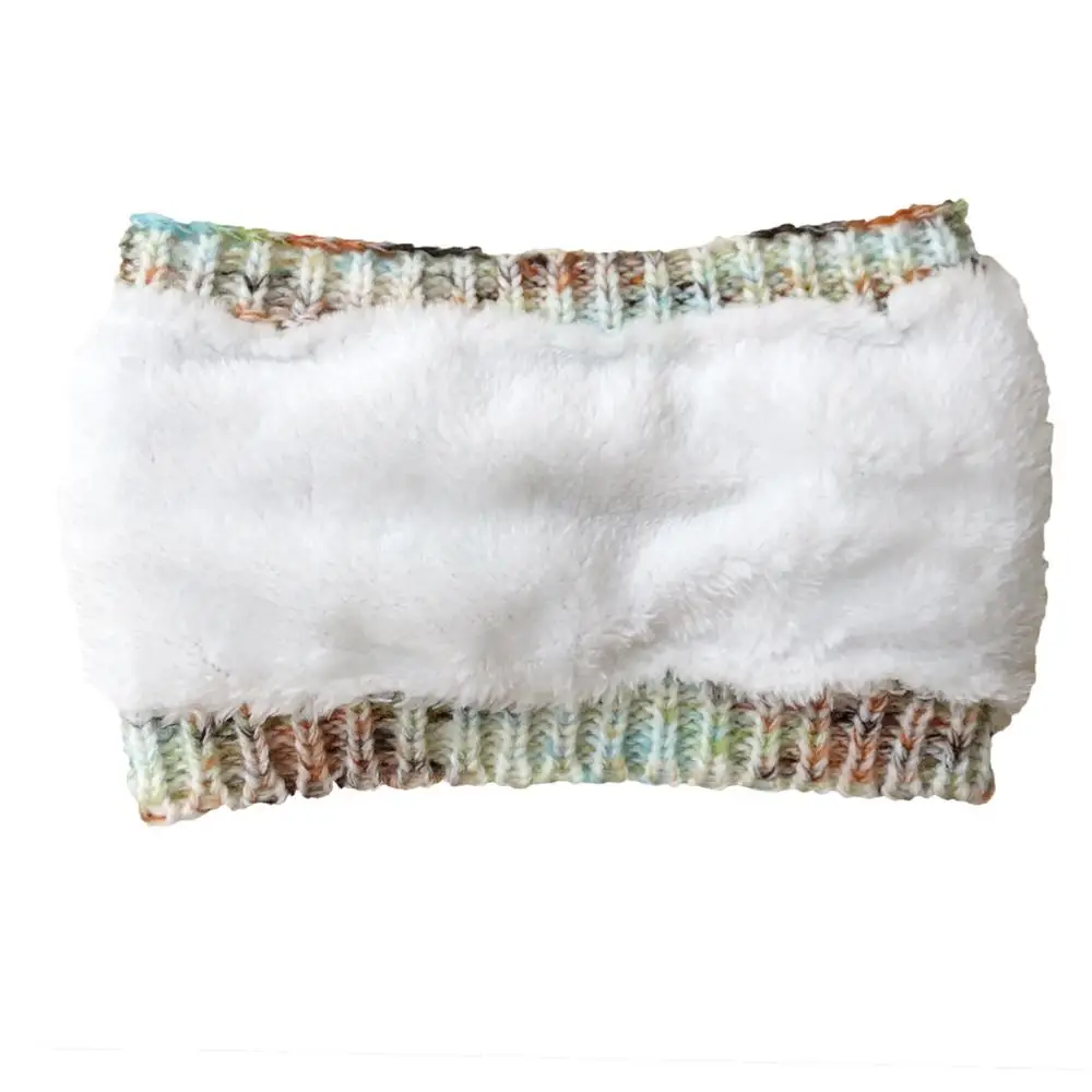 

Material of mohair Knitted Crochet Twist Women Headband Ear Warmer Elastic Band for Women's Wide Thickening Hair Accessories