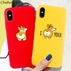 Чехол для телефона Corgi s для iPhone Pro 6s 7 8 11 Plus X XS чехол для MAX XR забавная Милая собачья попка Мягкие силиконовые приспособленные аксессуары для задней крышки