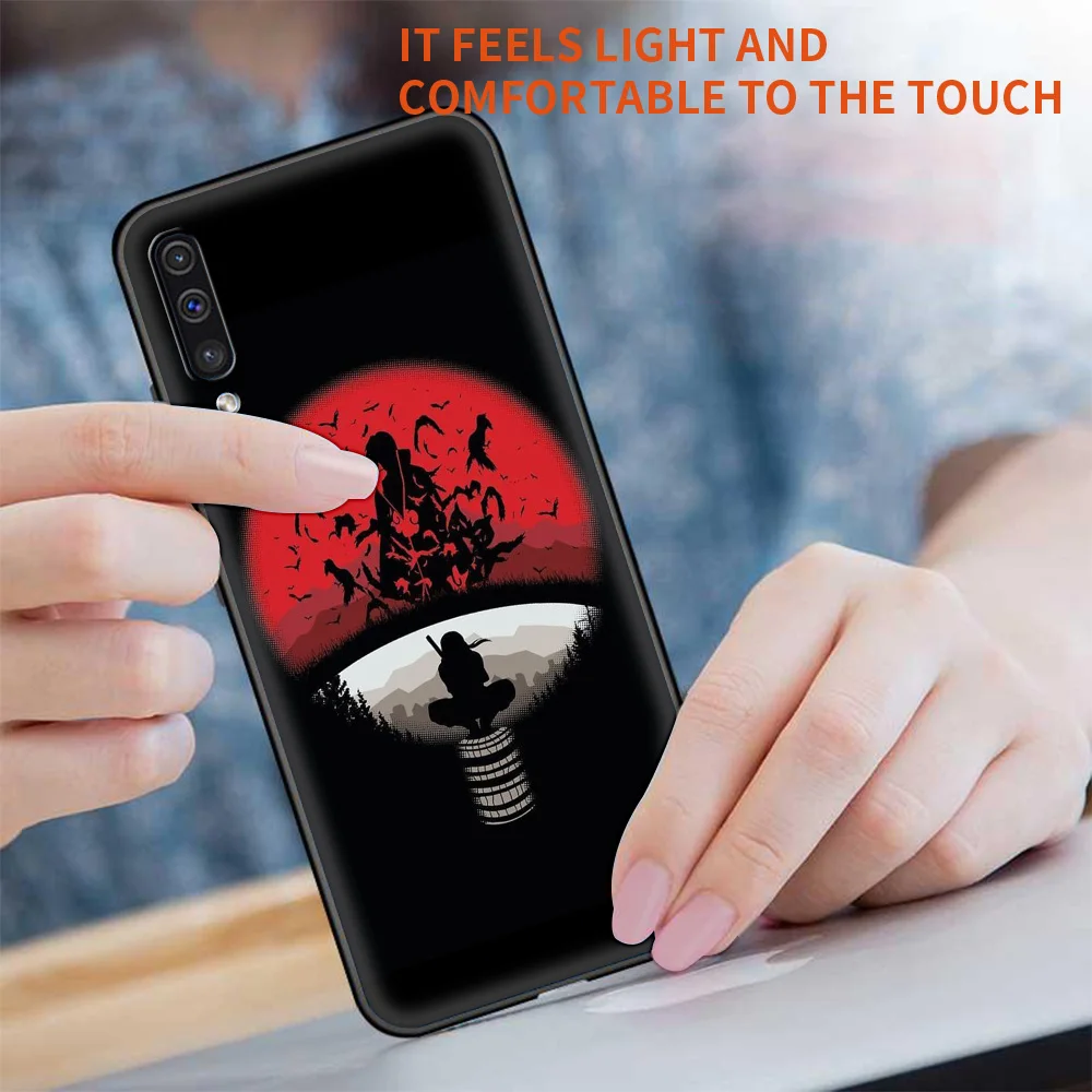 phone accessories case for samsung galaxy a32 a52 a72 4g a12s a12 a02s a51 a71 a41 a01 5g luxury cover akatsuki anime naruto free global shipping