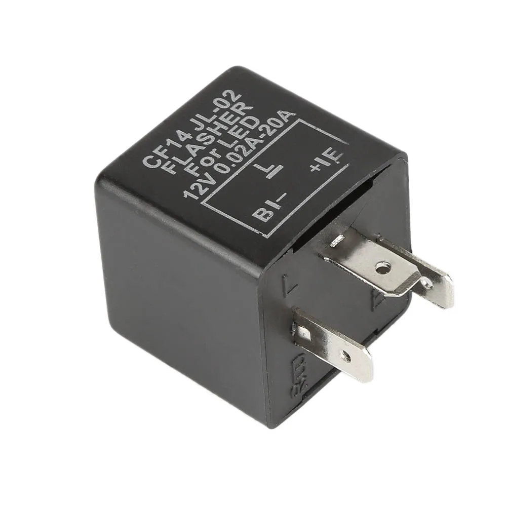 12V 3 Pin CF-14 JL-02 электронный светодиодный регулируемый импульсное реле для сигнала поворота мигалка водонепроницаемый ударопрочный автомобильный аксессуар