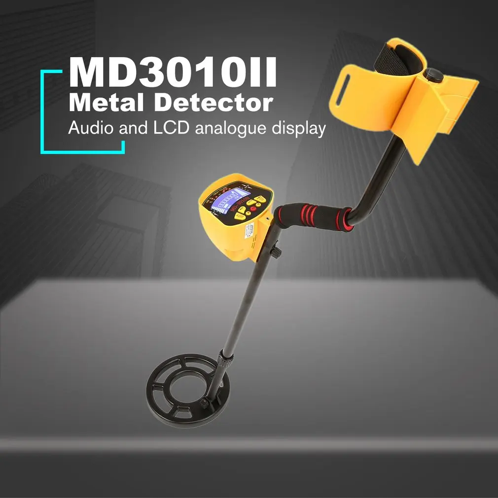 ACEHE MD3010II Профессиональный портативный подземный металлоискатель ручной Охотник за сокровищами золотоискатель Finder ЖК-дисплей