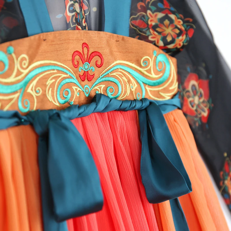 Детское платье Hanfu улучшенная весенняя одежда для девочек супер сказочное