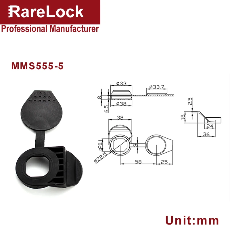 20.5x22mm Square2 Rarelock Водонепроницаемый замок крышка 10 шт. для шкафа Cam замок промышленности цилиндр наружные аксессуары MMS555 hh - Цвет: 20.5x22mm Square2