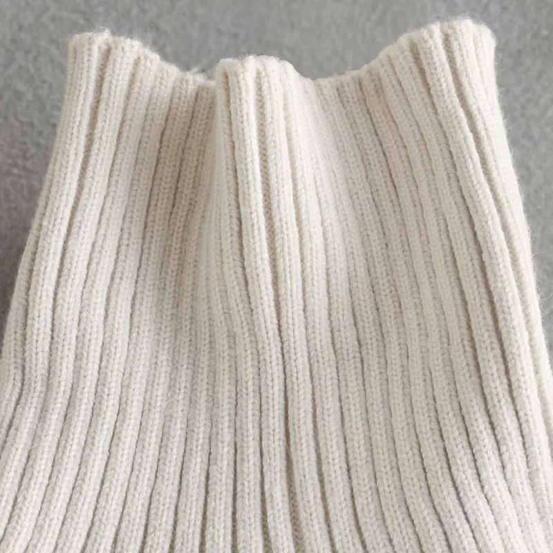 

Women New Fashion knitting Sweater Sleeves 2020 Summer Long Sleeve Turtleneck Pullovers Female Sexy Shorts Sweater Clothing