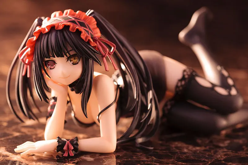 

DATE A LIVE Tokisaki Kurumi PVC Action Figure Toy Japanese Anime Kurumi Tokisaki Nightmare Sexy Girl Model Toys Collection Doll