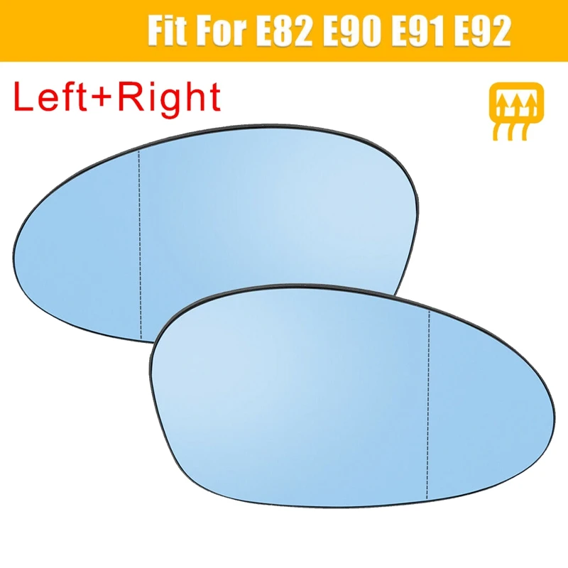 Зеркало заднего вида со стороны водителя Синее Крыло стекло с подогревом для-BMW 1 3