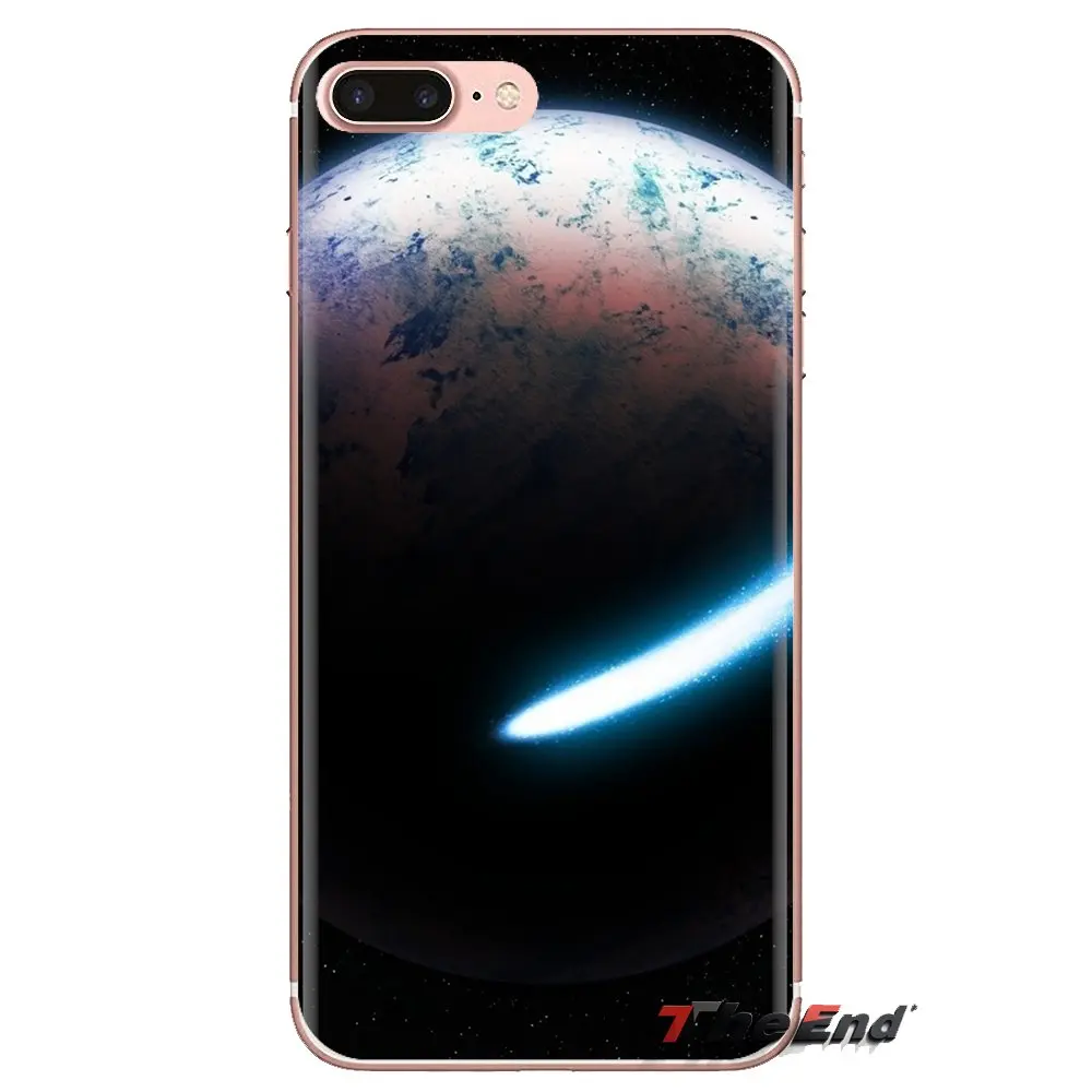 Космический свет мягкий прозрачный просвечивающийся чехол Чехлы для huawei Honor 7X V10