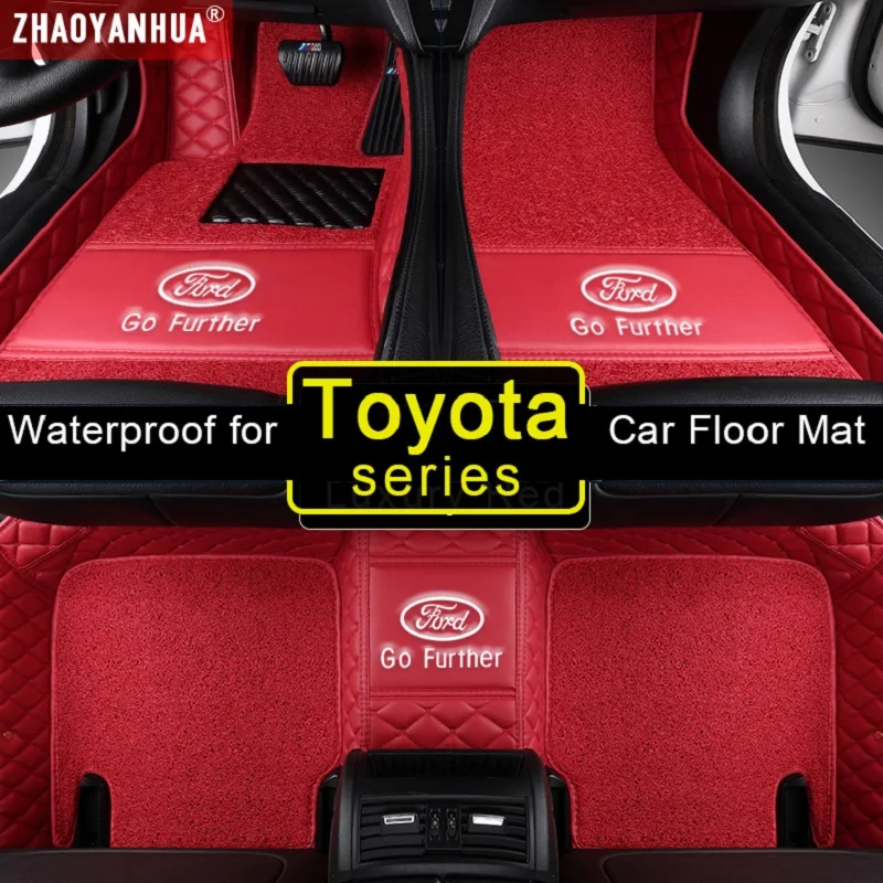 Водонепроницаемые автомобильные 3D коврики для Toyota Fortuner 4runner HiLux Sequoia Zelas Venza RAV4 Camry