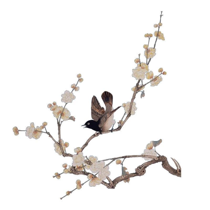 Женская одежда волшебный цветок сливы термоклейкие нашивки с цветочным принтом