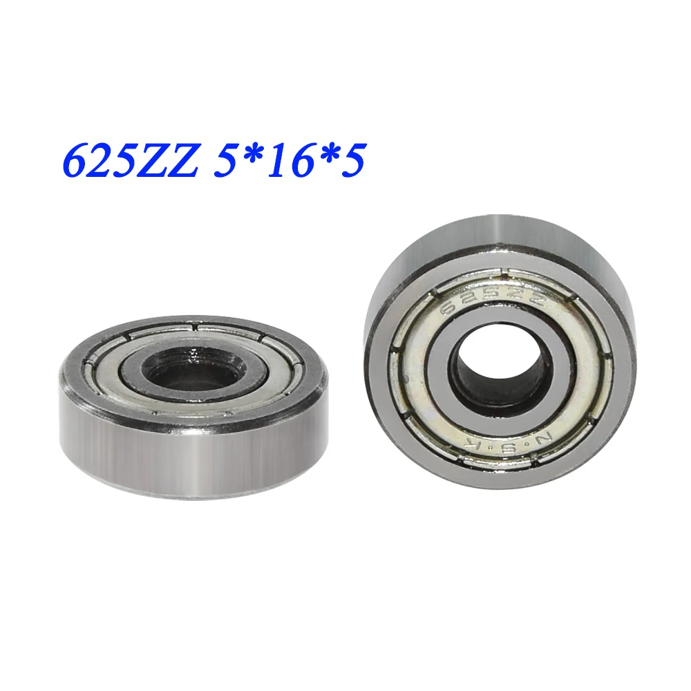 

10pcs/Lot Miniature Deep Groove Ball Bearing 625ZZ 5*16*5 mm 3D Printers Parts Ball Bearings 3D Printer Accessories