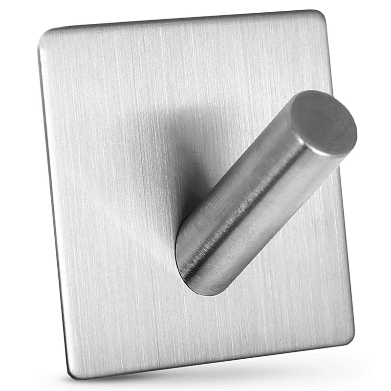 Настенные крючки из нержавеющей стали 4 упаковочных вешалки для ванной комнаты и