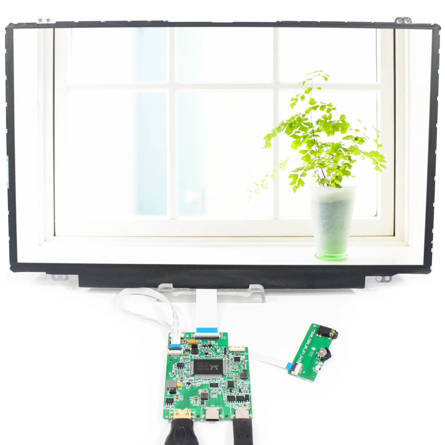 

14inch IPS LCD Screen 14 inch NV140FHM 1920X1080 Display for Laptop Replace With H DMI TYPE-C LCD Controller Board