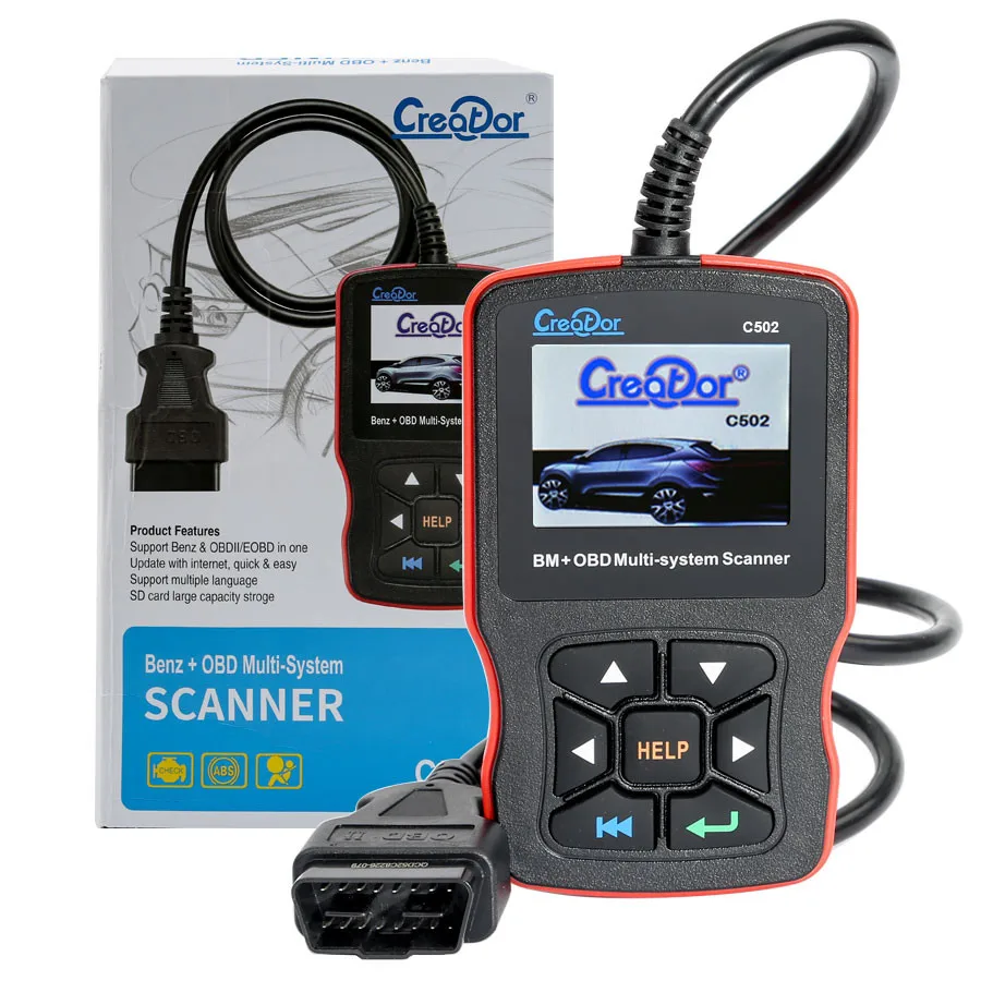 Сканер Creator C502 для BENZ &amp OBDII/EOBD детектор неисправности Mercedes Benz |
