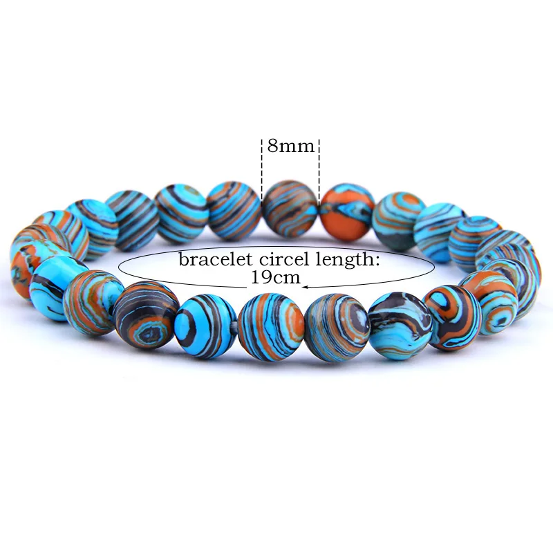 Браслеты для женщин и мужчин браслеты из камней бисера Малахита ниток амулетный