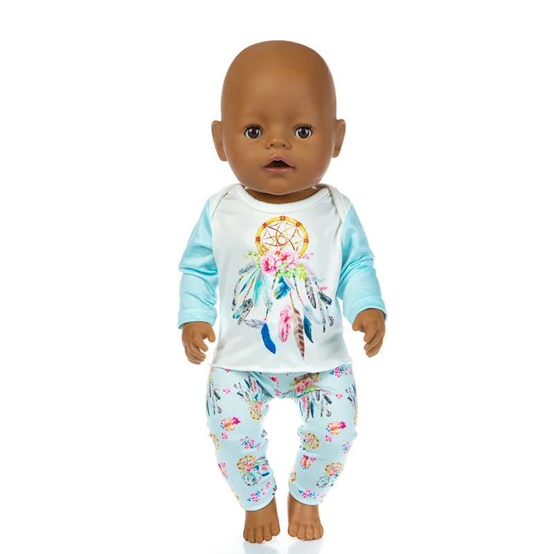 Новинка 2020 светильник синий костюм куклы одежда подходит для 43 см Детская кукла