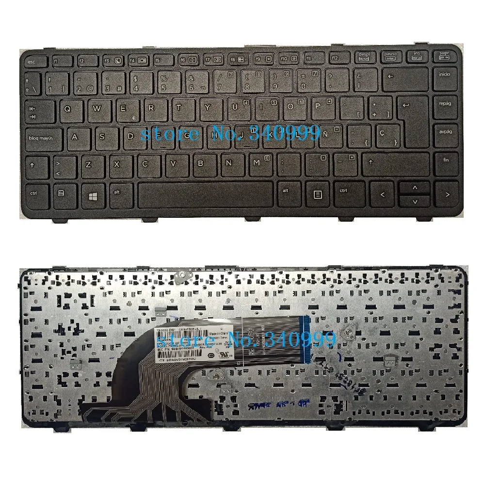 

New Spanish For HP ProBook 640 440 445 G1 G2 640 645 430 G2 Laptop keyboard