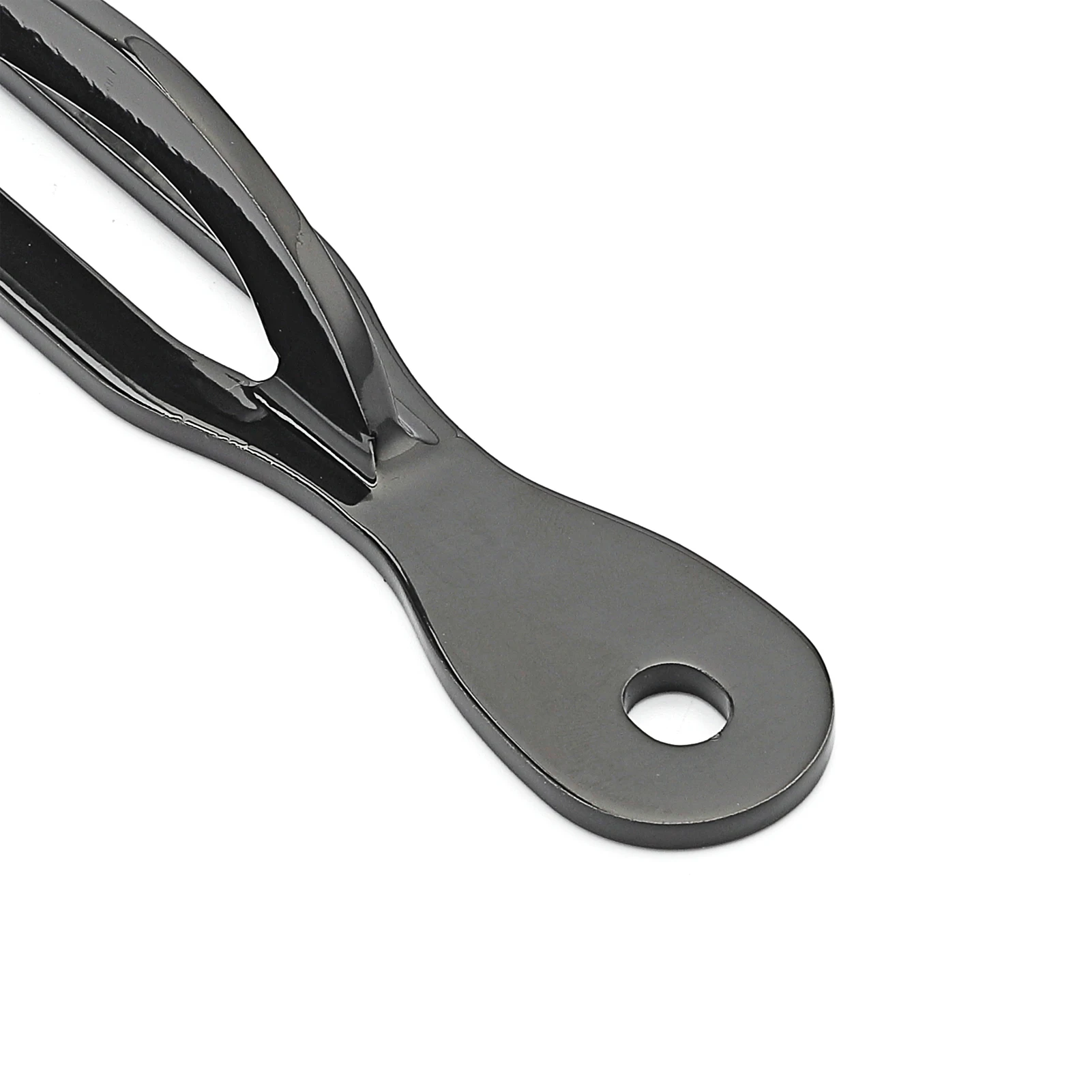 

Gloss Black Heavy Duty Steel Front Fork Tie Down Mount Bracket Attach Point For 1986-2017 Harley Davidson Softail FLST