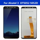 Для Alcatel 3 OT5052 OT 5052 5052D 5052Y ЖК-дисплей с кодирующий преобразователь сенсорного экрана в сборе для Alcatel 3 LCD