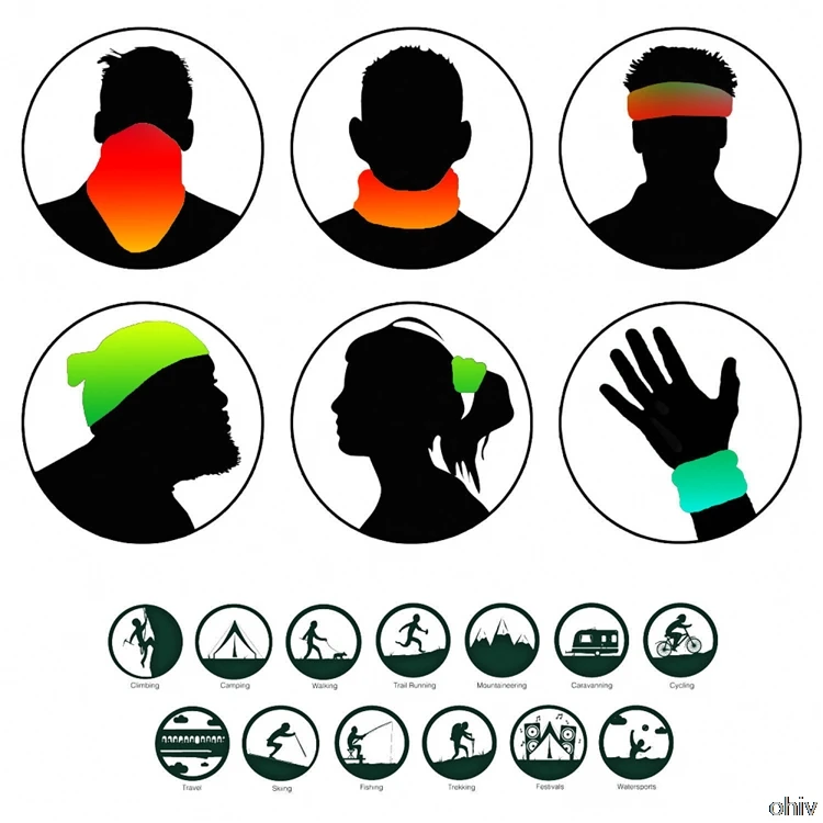 Многофункциональная маска-Балаклава для мужчин шарф-бандана в стиле хип-хоп с