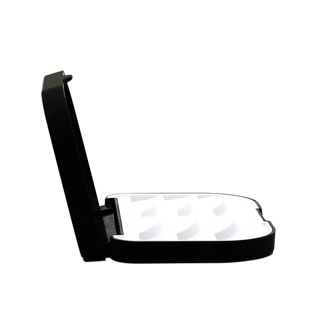 Женская акриловая коробка для хранения накладных ресниц с милым принтом черный