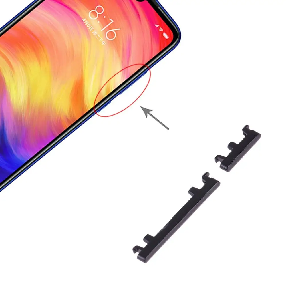 Кнопка питания и регулятор громкости для Xiaomi Redmi Note 7 Pro / запасные части