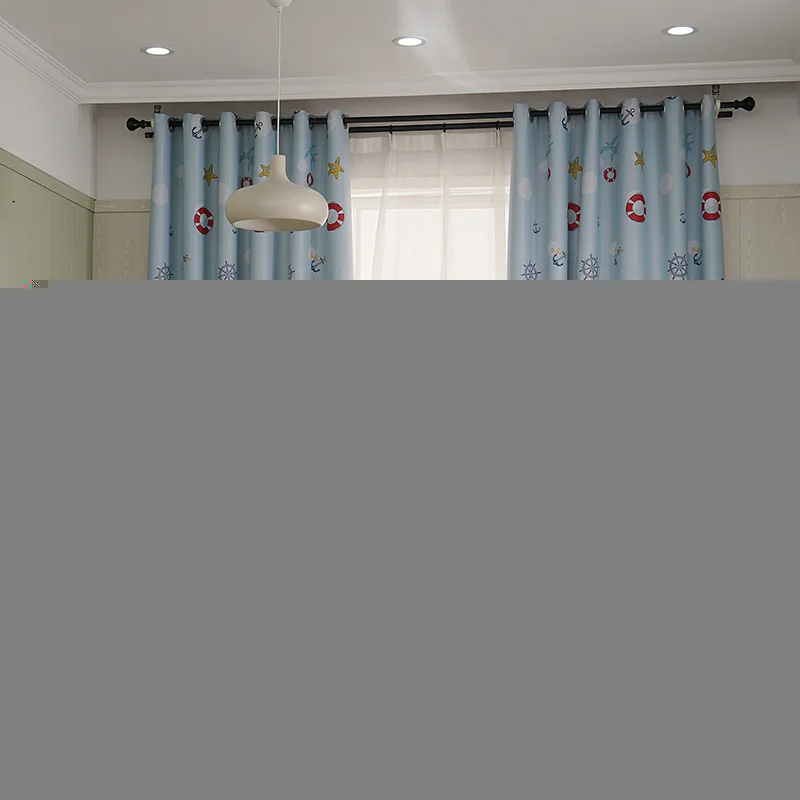 Современные детские занавески с пропеллерами для гостиной столовой спальни. -