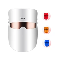led photon facial mask skin rejuvenation light therapy acne remover anti wrinkle whitening visible beauty mask usb rechargeable