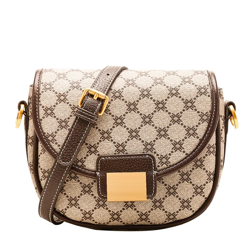 

Classical Plaid Single Shoulder Bags for Women Luxury Designer Handbags Genuine Leather Purses and Handbags Bolsos Para Mujer