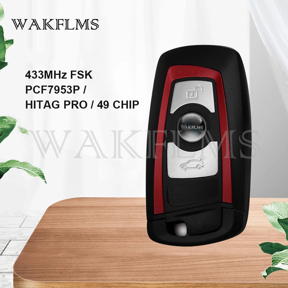 FEM БЕСКЛЮЧЕВОЙ полный умный дистанционный ключ брелок от машины 3 кнопки 433 2 МГц