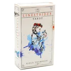 78 шт. линейный Таро английская версия, Настольная настольная игра-Таро для гадания, судьбы, игральные карты с руководством в формате PDF