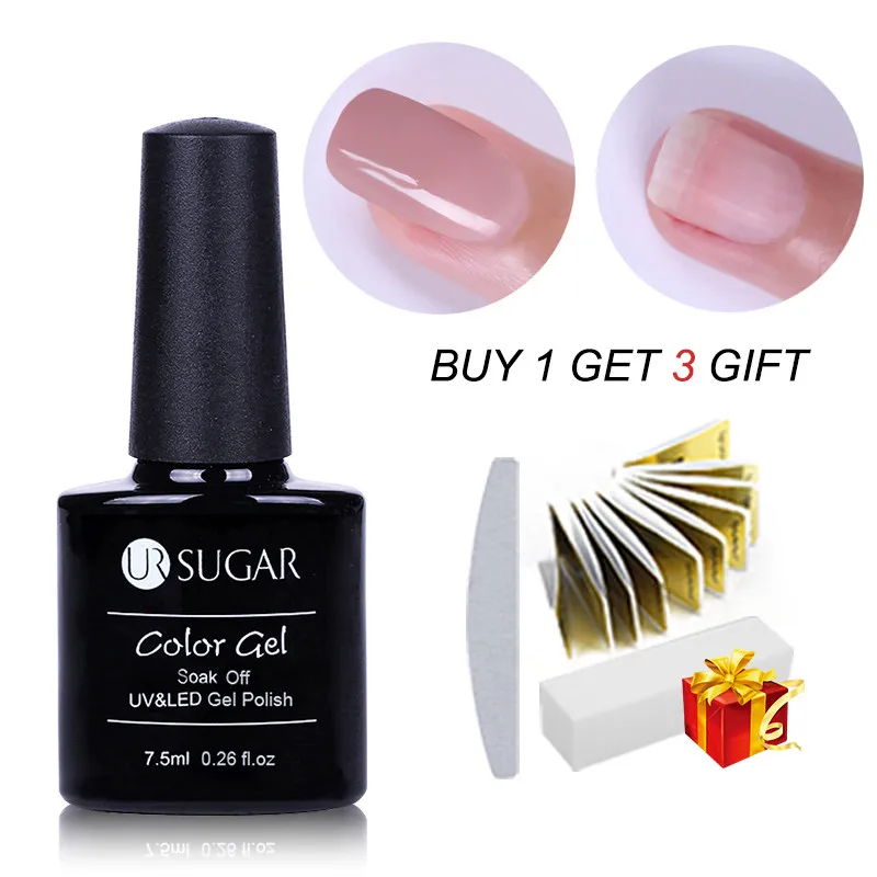 E Ur Sugar 4 шт. прозрачный акриловый полигелевый лак для ногтей Быстрый УФ-Набор для создания ламп для дизайна ногтей полилаковый Маникюрный Инструмент - Цвет: E