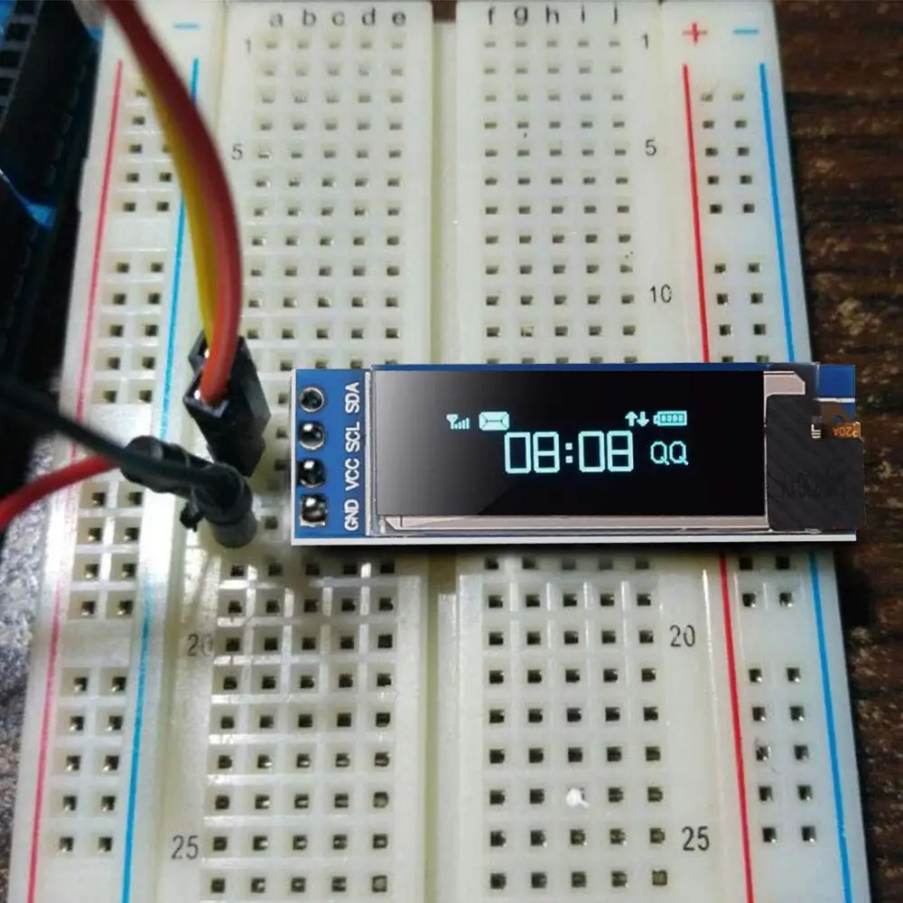 Модуль светодиодного дисплея I2C SSD1306 0 91 дюйма 2 шт. синий модуль LCD 128x32 драйвер