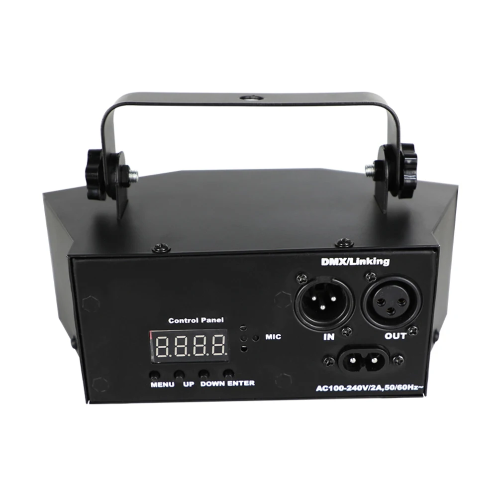 

9 Eyes DMX LED Controller Color Music Light Lamp Projector RGB Laser For Stage Par Disco DJ Home Party Decoration Strobe Lights