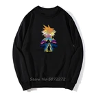 Мужская Флисовая Толстовка с капюшоном и принтом