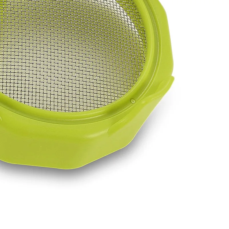 

Sprouting Lid with Stainless Steel Screen for Wide Mouth Jar Sprouter Seed Germination Filter Sprouts tool Gardening Supplies