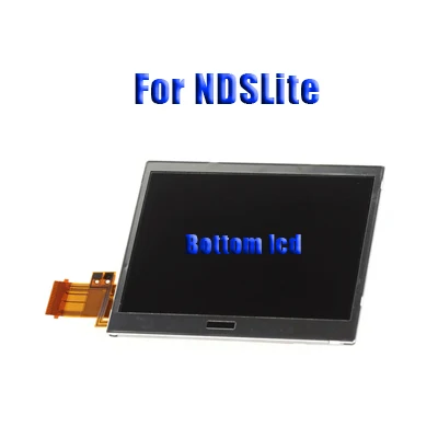 For NDSL Bottom Высококачественные части, Верхняя Нижняя и Верхняя Нижняя ЖК-дисплей для NAND DS Lite/NDS/NDSL/NDSi, 3DS LL XL для Nintendo dswitch - Цвет: For NDSL Bottom